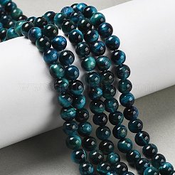 Природных тигровый глаз бисер нитей&nbsp;X-G-B133-A02-6MM-07