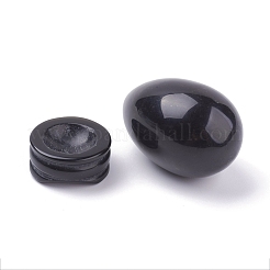 Натуральные обсидианные декорации DJEW-G018-01