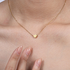 Современный минималистский стиль классическая латунная подвеска в форме сердца nnecklaces&nbsp;NB0089