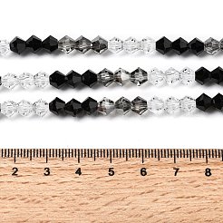 Прозрачный градиент цвета стеклянные бусины пряди&nbsp;GLAA-F131-01B-05