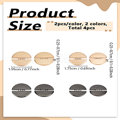 8 шт. 4-х цветные пуговицы из сплава с 1 отверстиями&nbsp;BUTT-LP0001-88