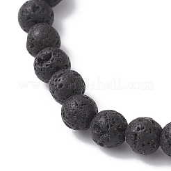 Браслеты из круглых бусин из натуральных и синтетических драгоценных камней для мужчин и женщин BJEW-JB12263-03