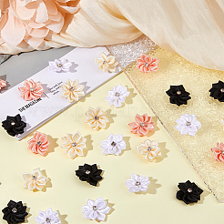 200 Stück 4 Farben Polyester Ornament Zubehör&nbsp;DIY-HS0001-70