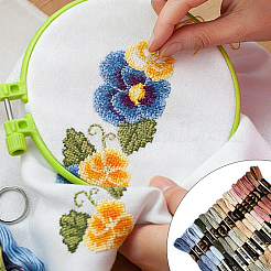 Полиэфирные нитки для вышивания&nbsp;OCOR-WH20074-13B-05C