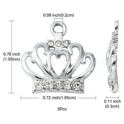 Подвески из сплава и страза ALRI-YW0001-06