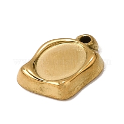 Cabochon-Fassungen für Anhänger aus Edelstahl 304&nbsp;SA-CBA9B1E-01E-G