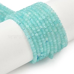 Природных амазонит бисер нитей G-E194-02B