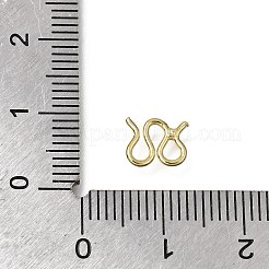 Fermoirs en laiton à crochet en forme de M&nbsp;KK-CBA0DF0-14F-G
