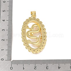 Латунные микропаве прозрачные подвески с фианитом&nbsp;KK-E111-36B-G