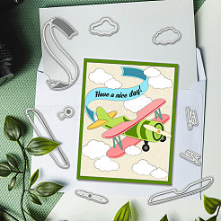 Углеродистая сталь разрезает трафареты DIY-WH0309-1997