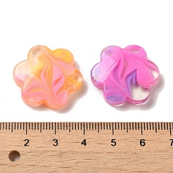 Градиент цвета прозрачная смола декодирует кабошоны RESI-D008-06C