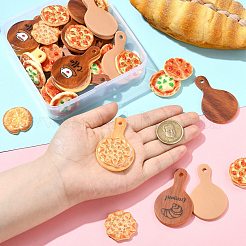 50шт 10 вида смоляной имитации пиццы FIND-CJ0004-34