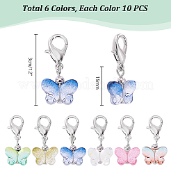 Стекло подвесные украшения HJEW-PH01912