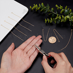 10 шт. латунные серьги-гвоздики&nbsp;KK-BBC0002-60