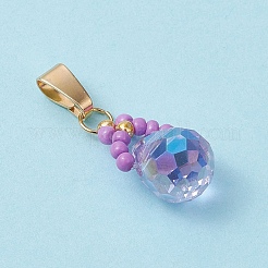 Стеклянные подвески из бисера&nbsp;PALLOY-MZ00590-05