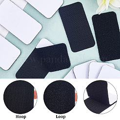 20 шт. самоклеящийся нейлон с полиэстеровыми липучками&nbsp;AJEW-SP0003-22B