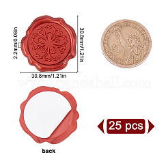 Selbstklebende Wachssiegelaufkleber&nbsp;DIY-WH0201-10A