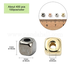 400шт 4 цвета пластиковые бусины ccb CCB-YW0001-60