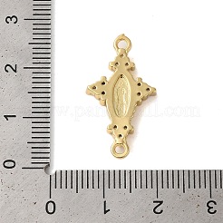 Покрытие стойки латунь проложить прозрачный кубический цирконий звенья Девы Марии соединительные подвески&nbsp;KK-C067-08G