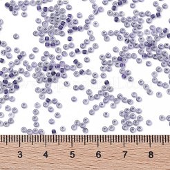 TOHOラウンドシードビーズ  日本製シードビーズ  （774fm）ダークパープルの裏地付きクリスタルレインボーマット  11/0  2.2mm  穴：0.8mm  約5555個/50g&nbsp;SEED-XTR11-0774FM