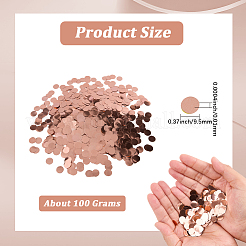 100 g PE-Paillettenkonfetti&nbsp;DIY-SP0005-41E