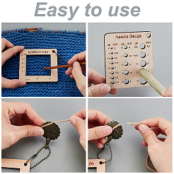 Ensembles d'outils de tricot en bois&nbsp;DIY-WH0888-335AB-02