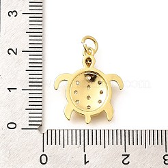 Латунные микро проложить кубического циркония подвески&nbsp;LS-KK-Q040-02A-G