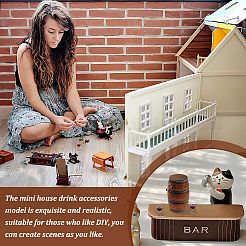 Бочка для красного вина из дерева DJEW-WH0050-23A