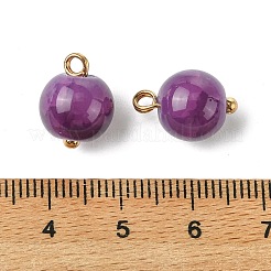 Pendentifs en verre d'alliage&nbsp;GLAA-P080-03G-06