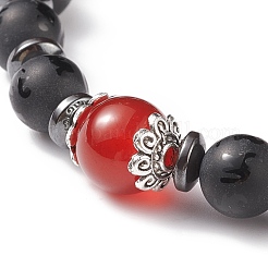 Ом мани падме хум мала браслет из бисера BJEW-JB08646