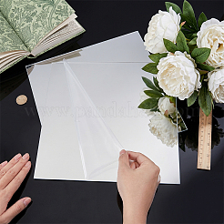 2 feuille carrée en acrylique&nbsp;AJEW-BC0011-37B
