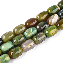 Природный агат бисер нитей G-N356-02A-05