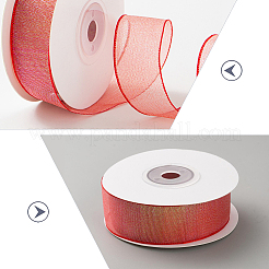 Плоская лента из органзы радужного цвета OCOR-WH20013-017B