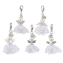 Наборы украшений для свадебного платья из искусственного жемчуга и полиэстера&nbsp;HJEW-MZ00257