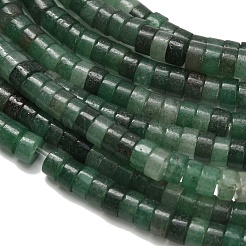 Естественный зеленый авантюрин бисер нитей G-Z110-A10-2x4mm-01A