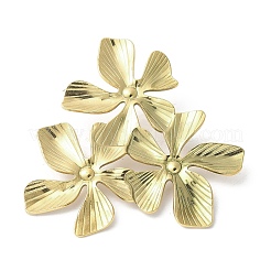 Серьги-гвоздики в форме цветка из нержавеющей стали 304&nbsp;LS-EJEW-V006-04G