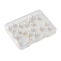 24 шт. подвески из АБС-пластика с имитацией жемчуга KK-FS0001-78