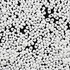 Непрозрачные цветные стеклянные бусины SEED-A033-06P