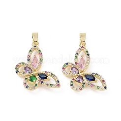 Латунные подвески из микро-паве&nbsp;LS-KK-E068-VC408