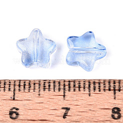 Abalorios de vidrio transparentes&nbsp;GLAA-T025-30E