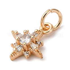 Латунные микро проложить кубического циркония подвески&nbsp;KK-D378-12G