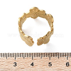 Открытое манжетное кольцо из нержавеющей стали 304&nbsp;LS-RJEW-C067-23G