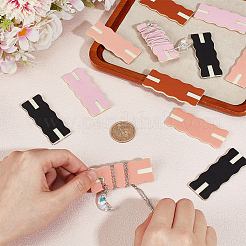 16 шт. 4 стиля PU искусственная кожа ожерелье дисплей карты&nbsp;CDIS-OC0001-10