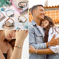 Регулируемый плетеный нейлоновый шнур макраме мешочек изготовление браслета AJEW-SW00013-17