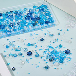 Прозрачная краска-спрей и стеклянные бусины с эффектом кракелюра&nbsp;GLAA-TA0003-45