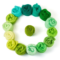 75г 15-х цветная шерстяная ровница для валяния&nbsp;DIY-TA0011-31B