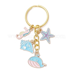Брелки из эмали в виде китов KEYC-JKC01296