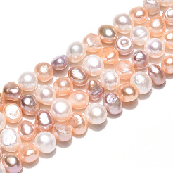 Нити из натурального культивированного пресноводного жемчуга PEAR-N014-05M-01