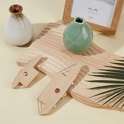 2 шт. 2 стиля инструмента для резки глины из бука&nbsp;AJEW-BC0009-16