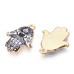 Подвески из сплава светлого золота с принтом ENAM-N056-206H